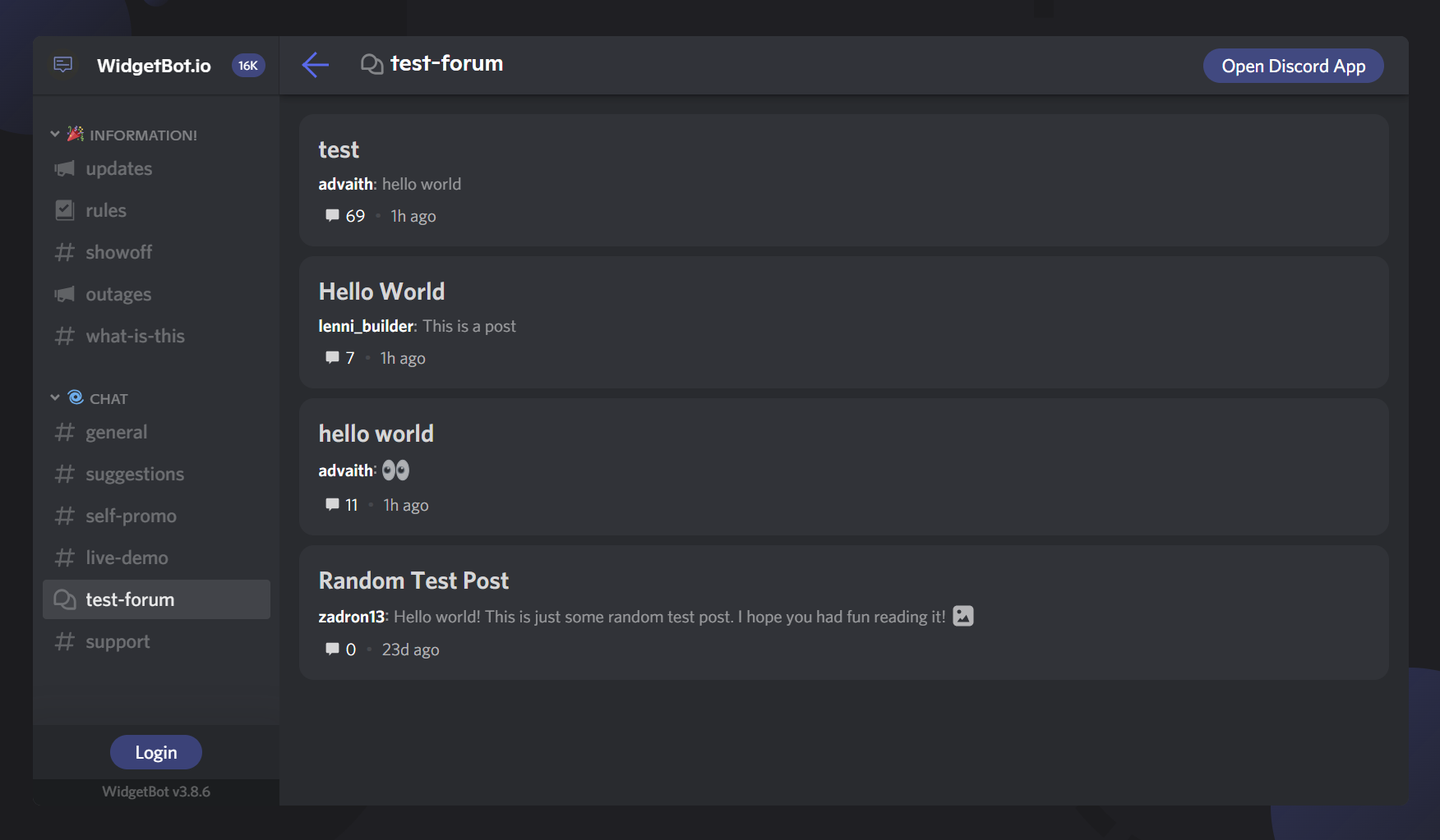 Introducing Forums and More